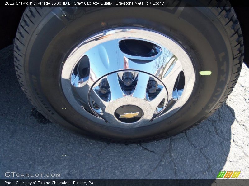 Graystone Metallic / Ebony 2013 Chevrolet Silverado 3500HD LT Crew Cab 4x4 Dually