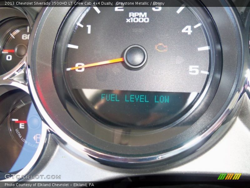 Graystone Metallic / Ebony 2013 Chevrolet Silverado 3500HD LT Crew Cab 4x4 Dually