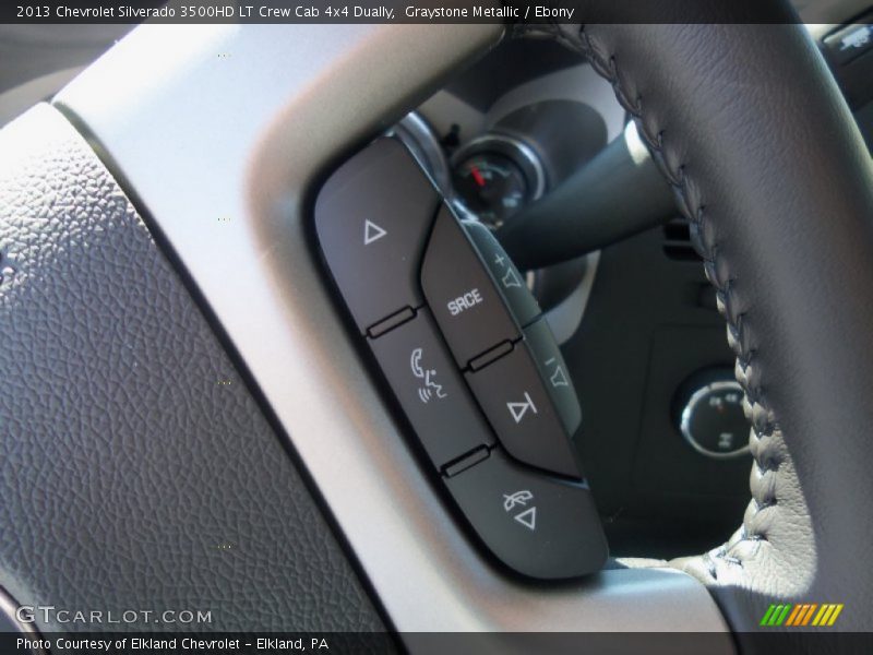 Graystone Metallic / Ebony 2013 Chevrolet Silverado 3500HD LT Crew Cab 4x4 Dually