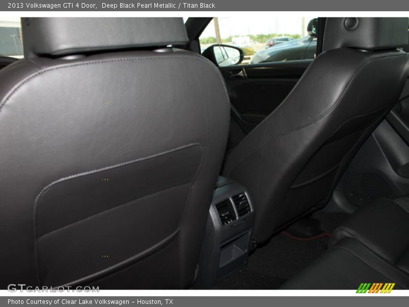 Deep Black Pearl Metallic / Titan Black 2013 Volkswagen GTI 4 Door