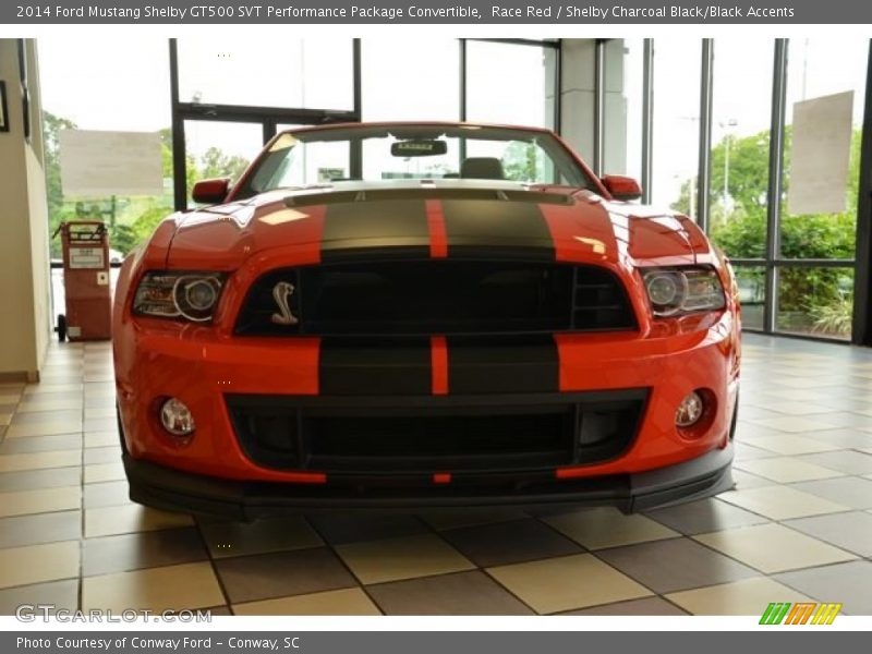 Race Red / Shelby Charcoal Black/Black Accents 2014 Ford Mustang Shelby GT500 SVT Performance Package Convertible