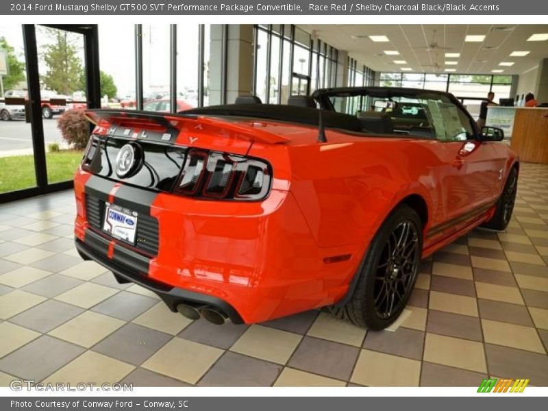 Race Red / Shelby Charcoal Black/Black Accents 2014 Ford Mustang Shelby GT500 SVT Performance Package Convertible