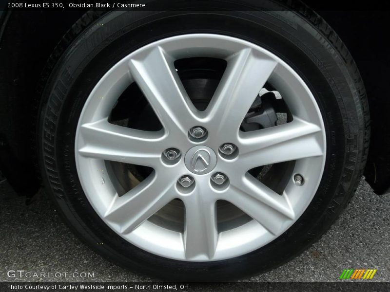 Obsidian Black / Cashmere 2008 Lexus ES 350