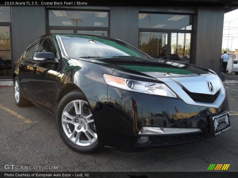 Crystal Black Pearl / Ebony 2010 Acura TL 3.5