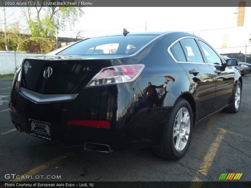 Crystal Black Pearl / Ebony 2010 Acura TL 3.5