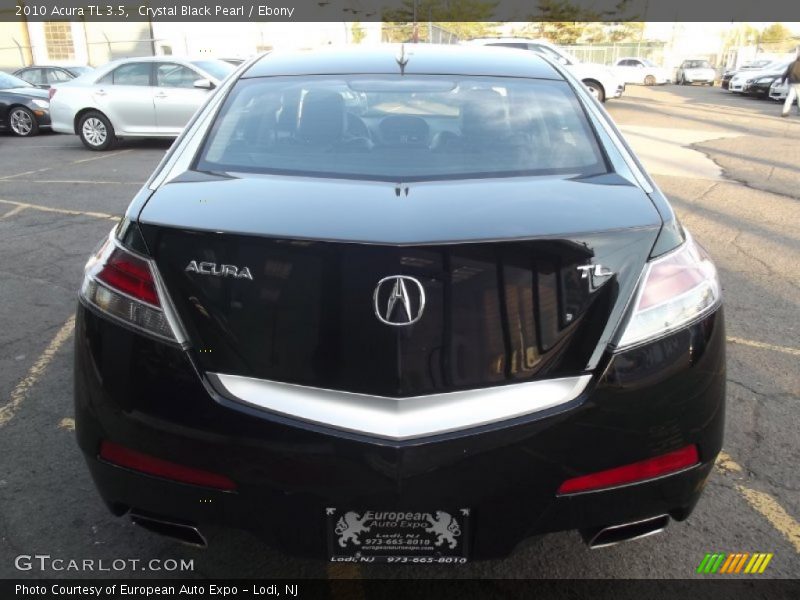 Crystal Black Pearl / Ebony 2010 Acura TL 3.5