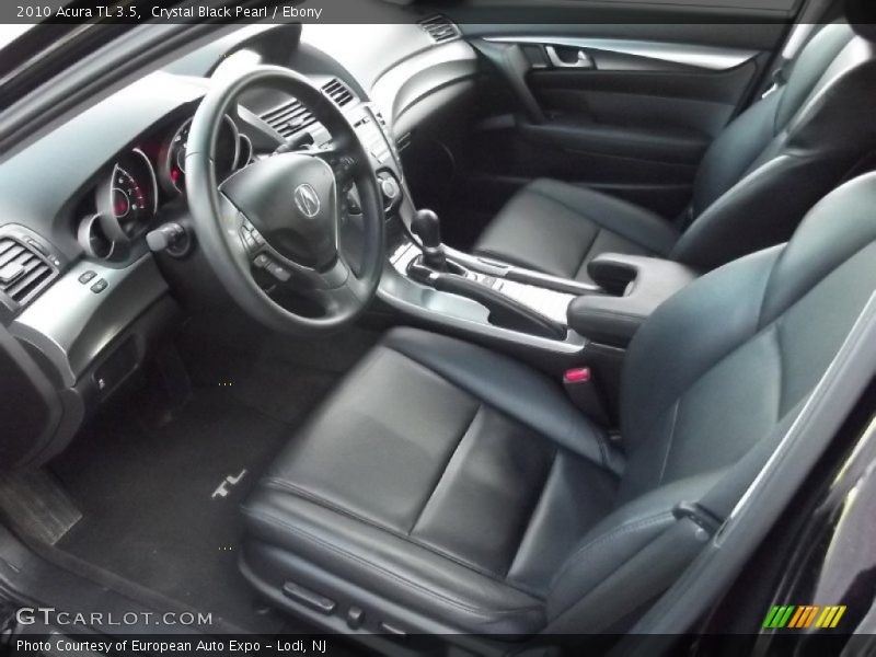 Crystal Black Pearl / Ebony 2010 Acura TL 3.5