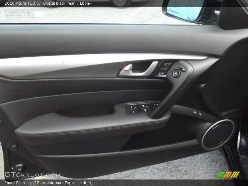 Crystal Black Pearl / Ebony 2010 Acura TL 3.5