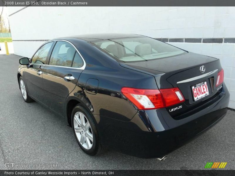 Obsidian Black / Cashmere 2008 Lexus ES 350
