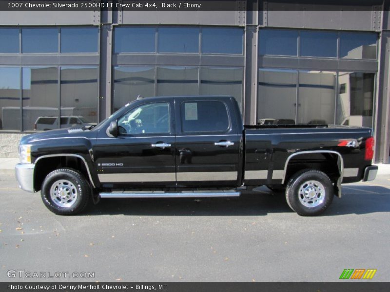 Black / Ebony 2007 Chevrolet Silverado 2500HD LT Crew Cab 4x4
