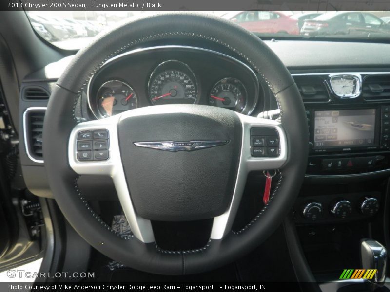 Tungsten Metallic / Black 2013 Chrysler 200 S Sedan