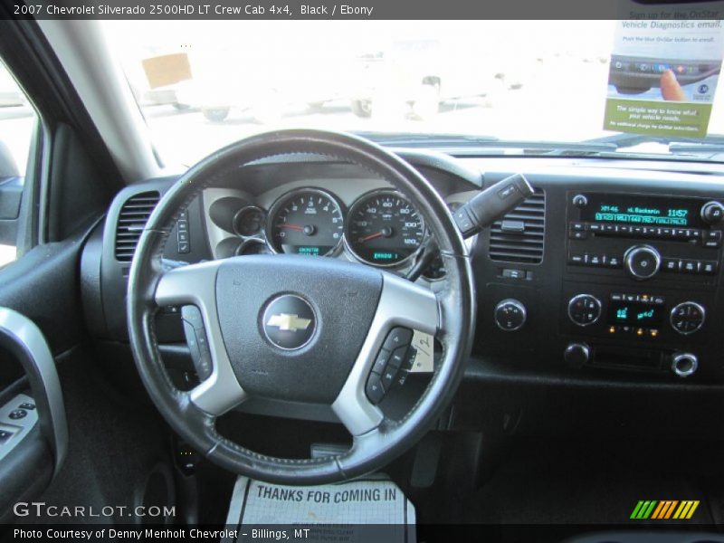 Black / Ebony 2007 Chevrolet Silverado 2500HD LT Crew Cab 4x4