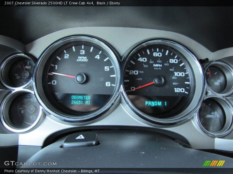 Black / Ebony 2007 Chevrolet Silverado 2500HD LT Crew Cab 4x4