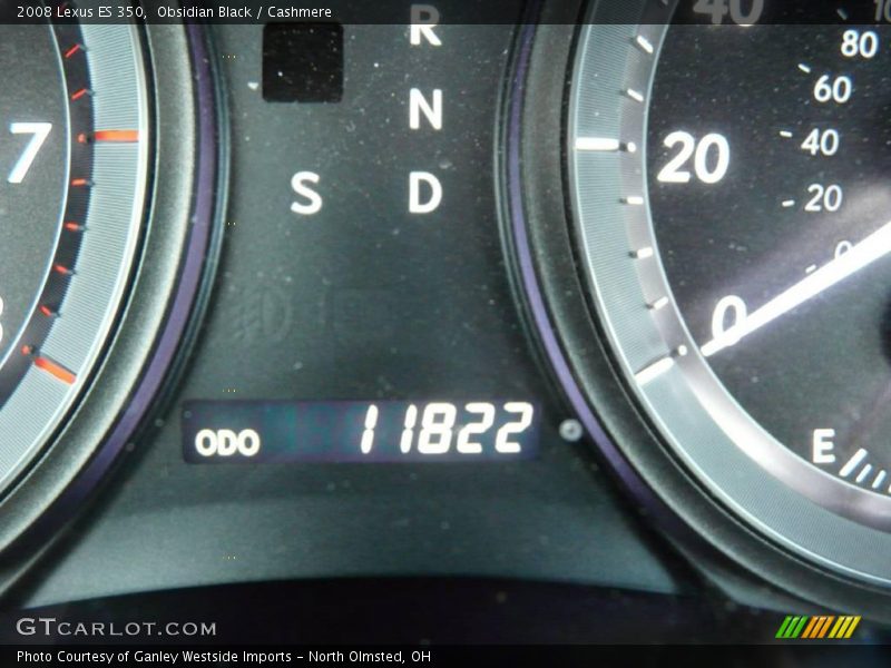 Obsidian Black / Cashmere 2008 Lexus ES 350