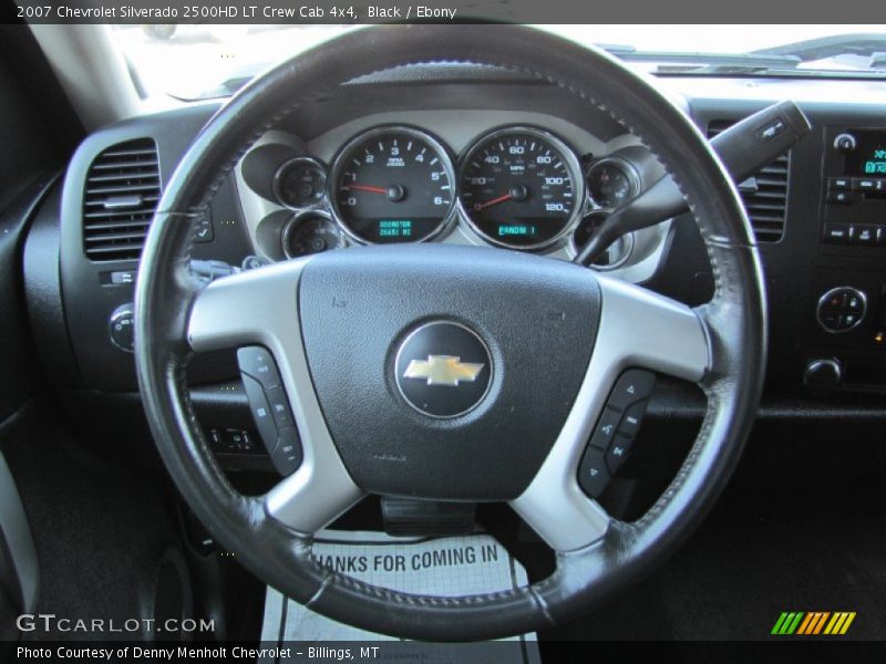 Black / Ebony 2007 Chevrolet Silverado 2500HD LT Crew Cab 4x4