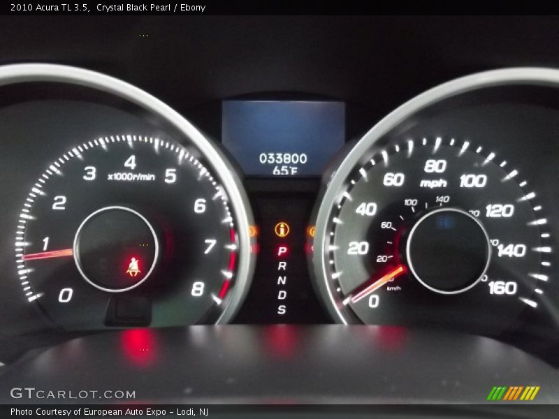 Crystal Black Pearl / Ebony 2010 Acura TL 3.5