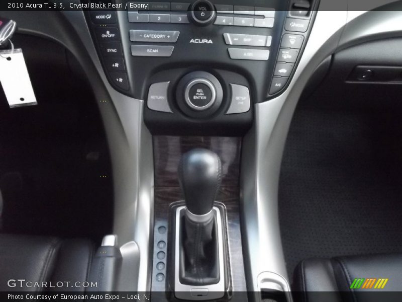 Crystal Black Pearl / Ebony 2010 Acura TL 3.5