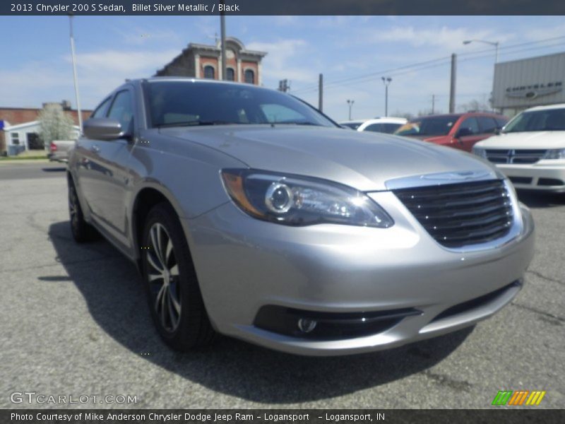 Billet Silver Metallic / Black 2013 Chrysler 200 S Sedan