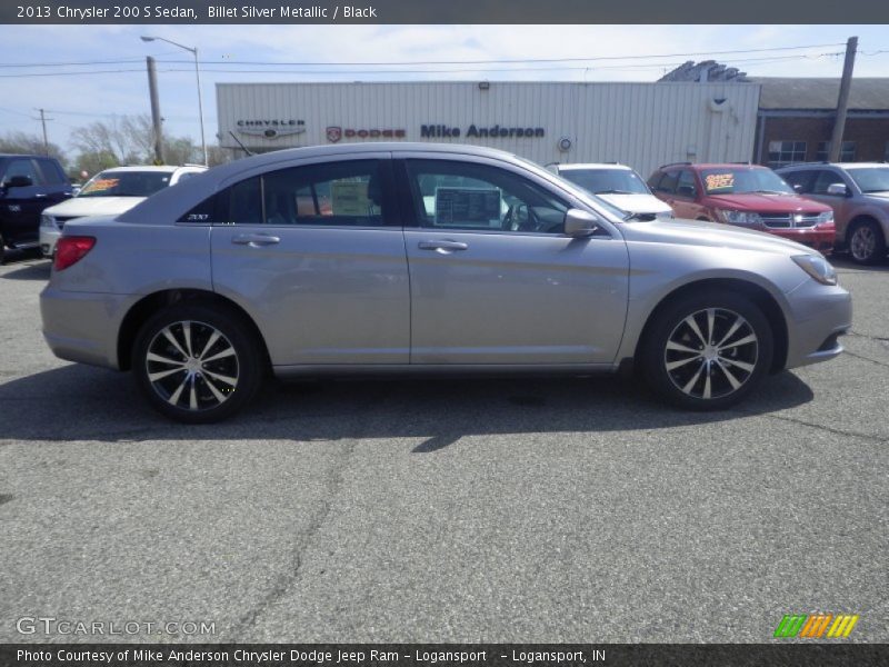 Billet Silver Metallic / Black 2013 Chrysler 200 S Sedan
