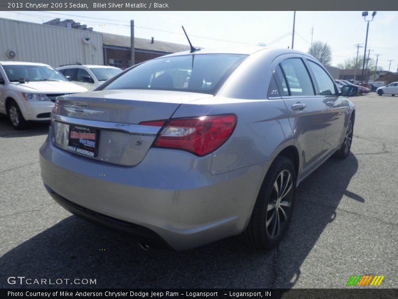 Billet Silver Metallic / Black 2013 Chrysler 200 S Sedan