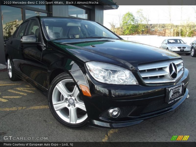 Black / Almond/Mocha 2010 Mercedes-Benz C 300 Sport 4Matic