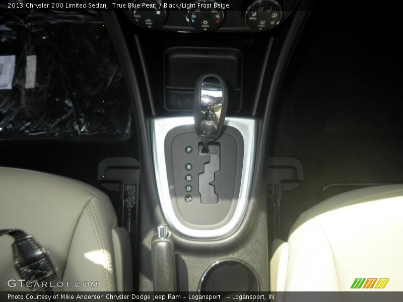 True Blue Pearl / Black/Light Frost Beige 2013 Chrysler 200 Limited Sedan