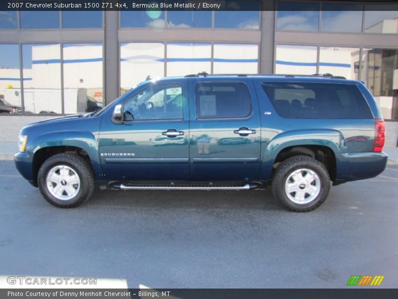 Bermuda Blue Metallic / Ebony 2007 Chevrolet Suburban 1500 Z71 4x4