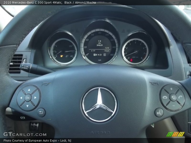 Black / Almond/Mocha 2010 Mercedes-Benz C 300 Sport 4Matic