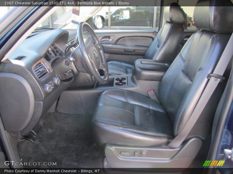 Bermuda Blue Metallic / Ebony 2007 Chevrolet Suburban 1500 Z71 4x4