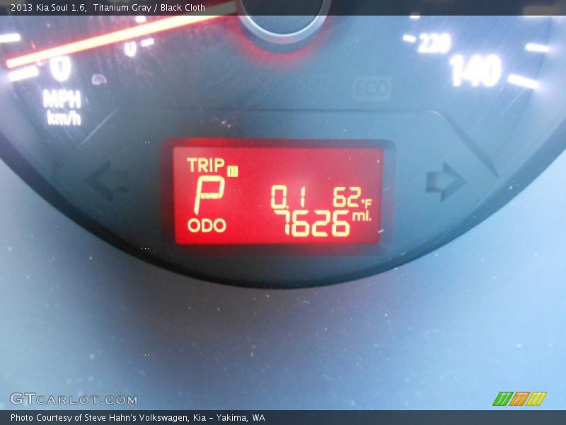 Titanium Gray / Black Cloth 2013 Kia Soul 1.6
