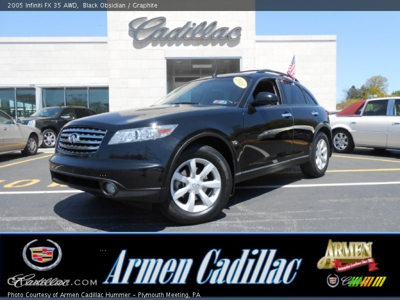 Black Obsidian / Graphite 2005 Infiniti FX 35 AWD
