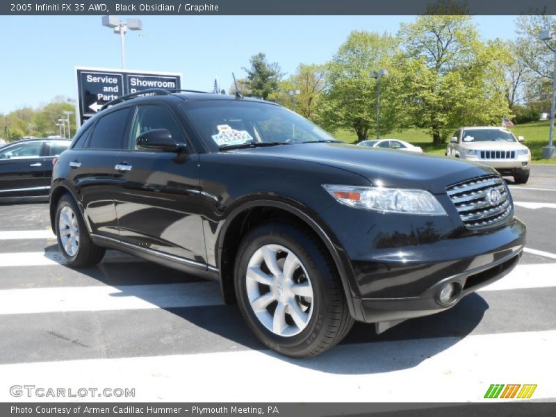 Black Obsidian / Graphite 2005 Infiniti FX 35 AWD