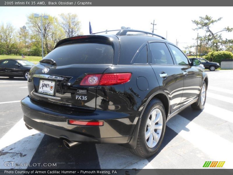 Black Obsidian / Graphite 2005 Infiniti FX 35 AWD