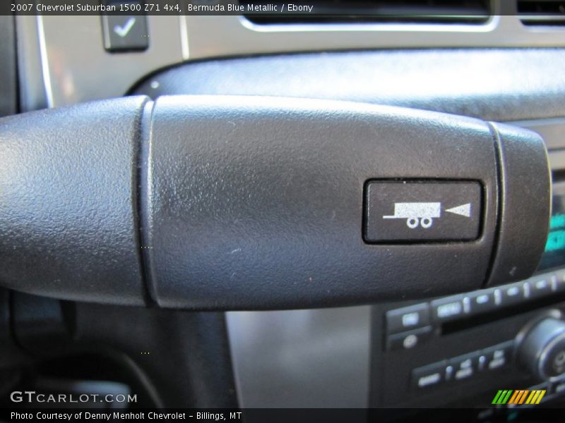 Bermuda Blue Metallic / Ebony 2007 Chevrolet Suburban 1500 Z71 4x4
