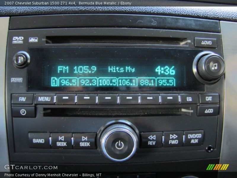 Bermuda Blue Metallic / Ebony 2007 Chevrolet Suburban 1500 Z71 4x4