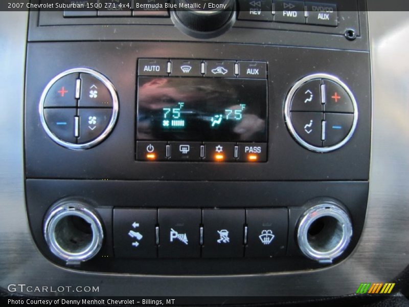 Bermuda Blue Metallic / Ebony 2007 Chevrolet Suburban 1500 Z71 4x4