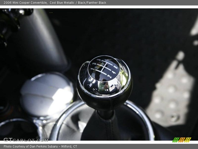Cool Blue Metallic / Black/Panther Black 2006 Mini Cooper Convertible