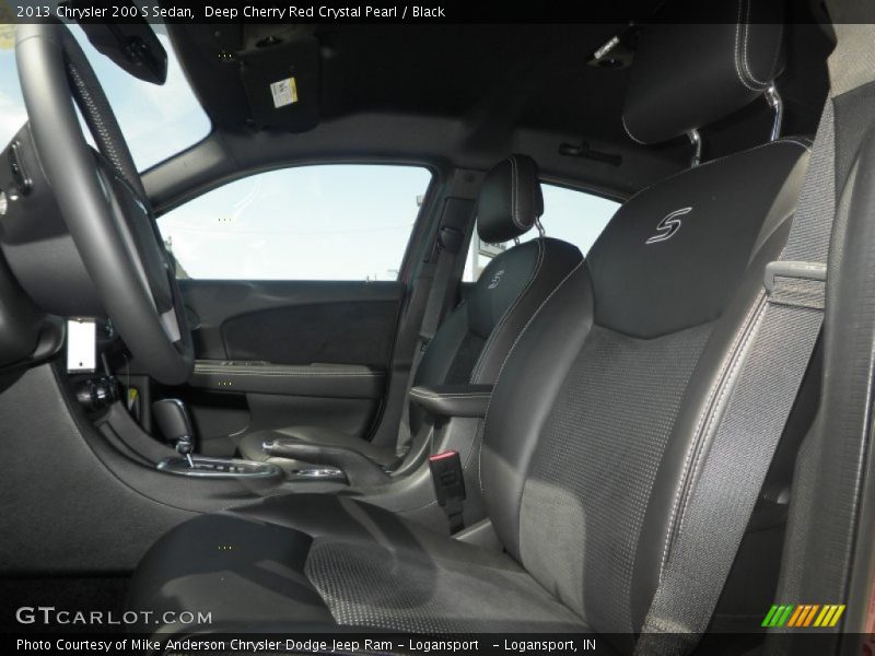 Deep Cherry Red Crystal Pearl / Black 2013 Chrysler 200 S Sedan