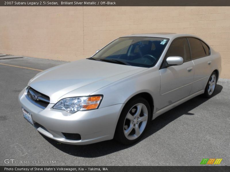 Brilliant Silver Metallic / Off-Black 2007 Subaru Legacy 2.5i Sedan