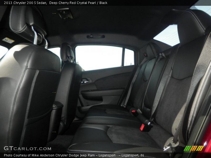 Deep Cherry Red Crystal Pearl / Black 2013 Chrysler 200 S Sedan
