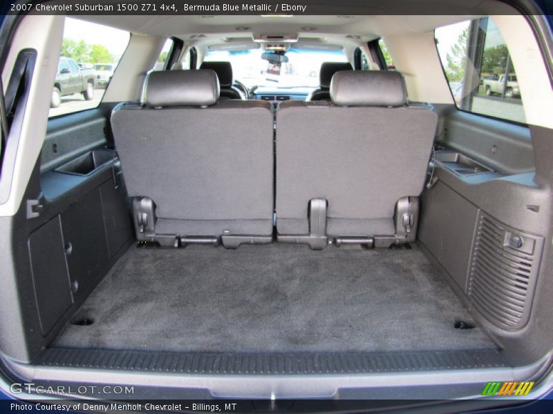 Bermuda Blue Metallic / Ebony 2007 Chevrolet Suburban 1500 Z71 4x4