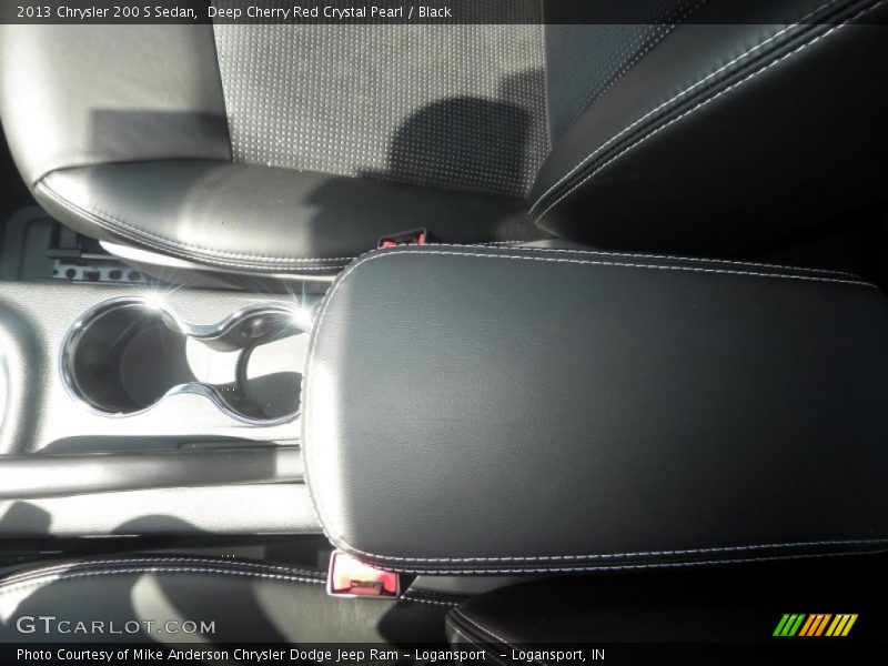Deep Cherry Red Crystal Pearl / Black 2013 Chrysler 200 S Sedan