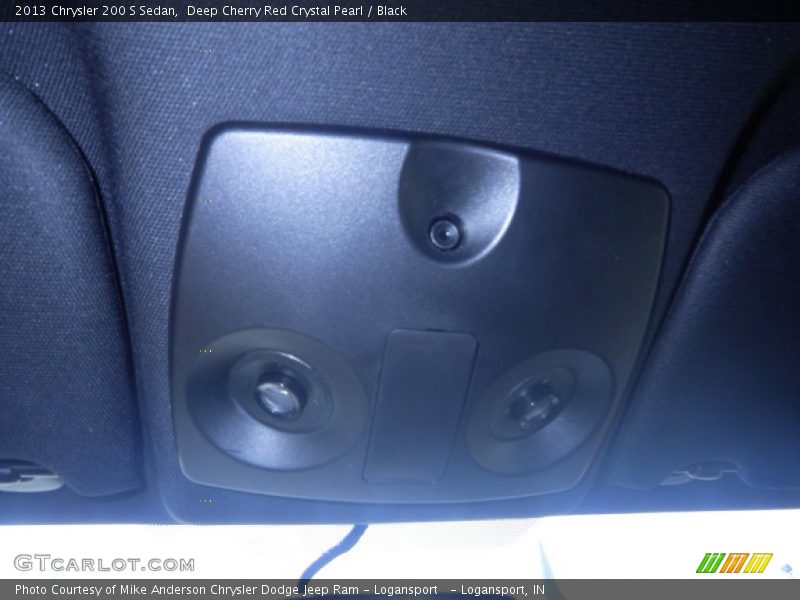 Deep Cherry Red Crystal Pearl / Black 2013 Chrysler 200 S Sedan
