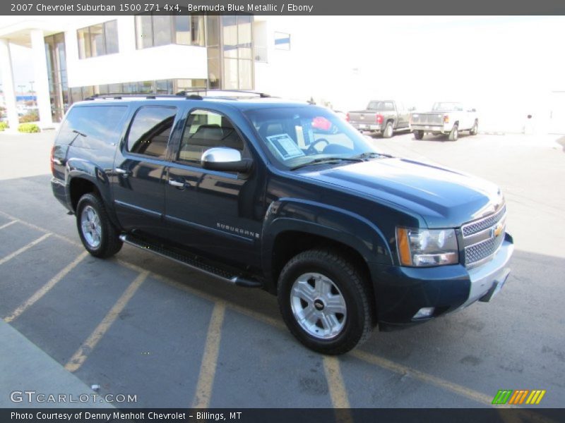 Bermuda Blue Metallic / Ebony 2007 Chevrolet Suburban 1500 Z71 4x4