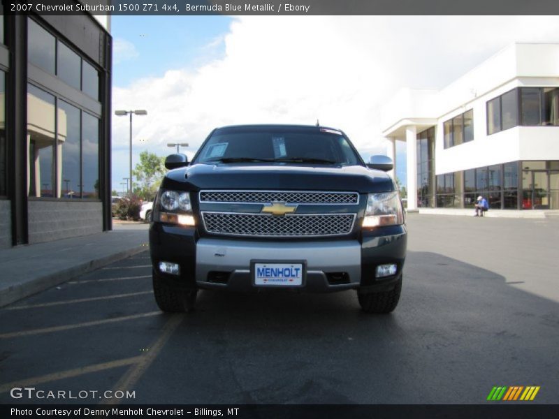 Bermuda Blue Metallic / Ebony 2007 Chevrolet Suburban 1500 Z71 4x4