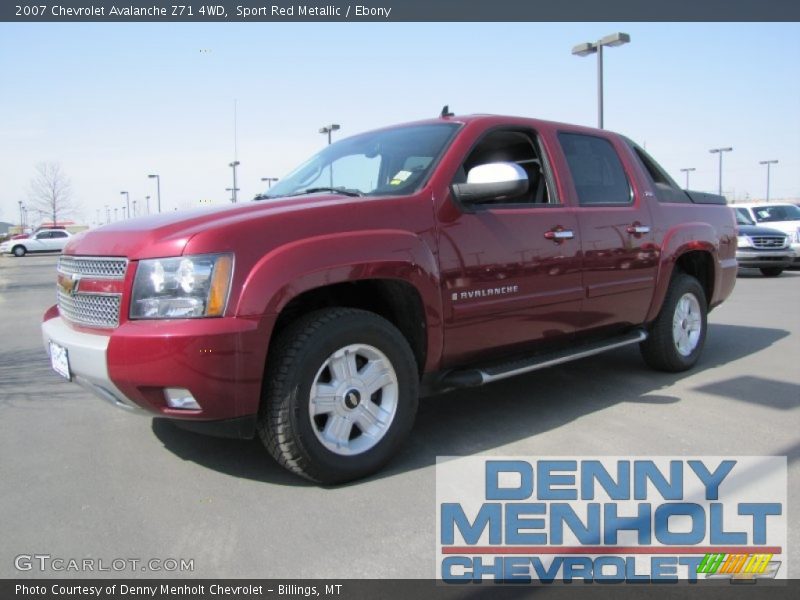 Sport Red Metallic / Ebony 2007 Chevrolet Avalanche Z71 4WD