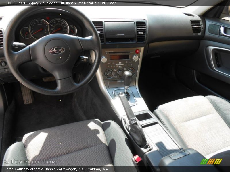 Brilliant Silver Metallic / Off-Black 2007 Subaru Legacy 2.5i Sedan