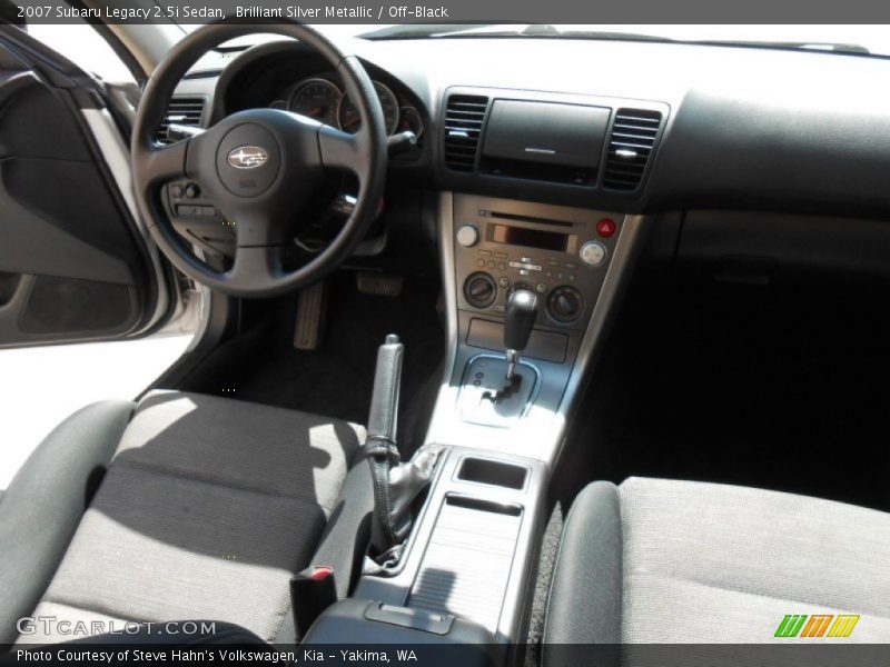 Brilliant Silver Metallic / Off-Black 2007 Subaru Legacy 2.5i Sedan