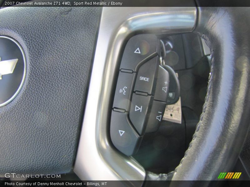 Sport Red Metallic / Ebony 2007 Chevrolet Avalanche Z71 4WD