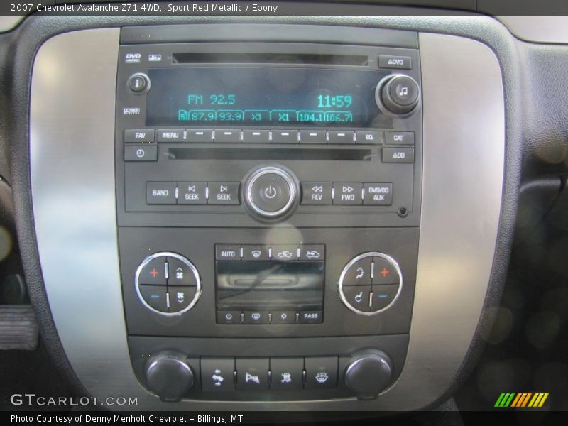 Sport Red Metallic / Ebony 2007 Chevrolet Avalanche Z71 4WD